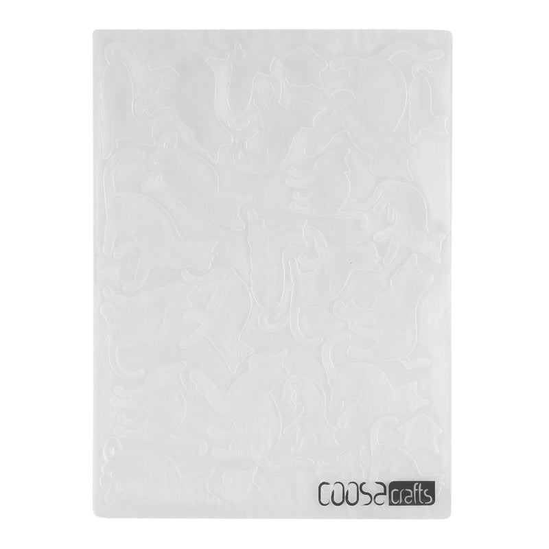 Vaessen creative • embossing folder katten