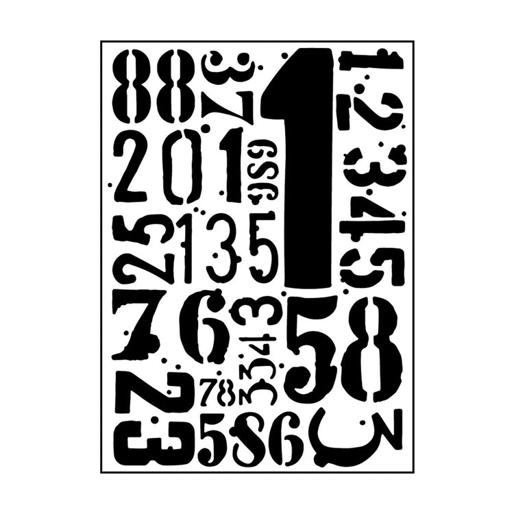 Vaessen creative • embossing folder cijfers