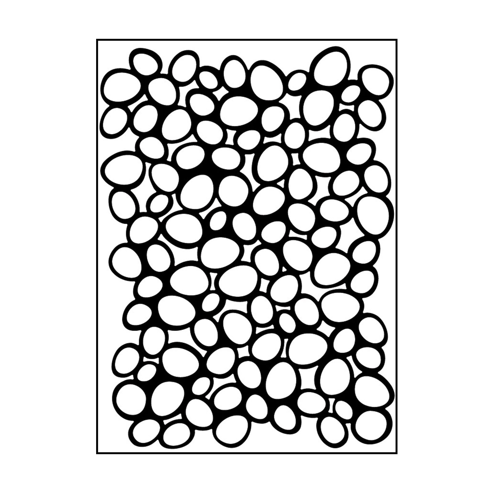 Vaessen creative • embossing folder kiezelstenen