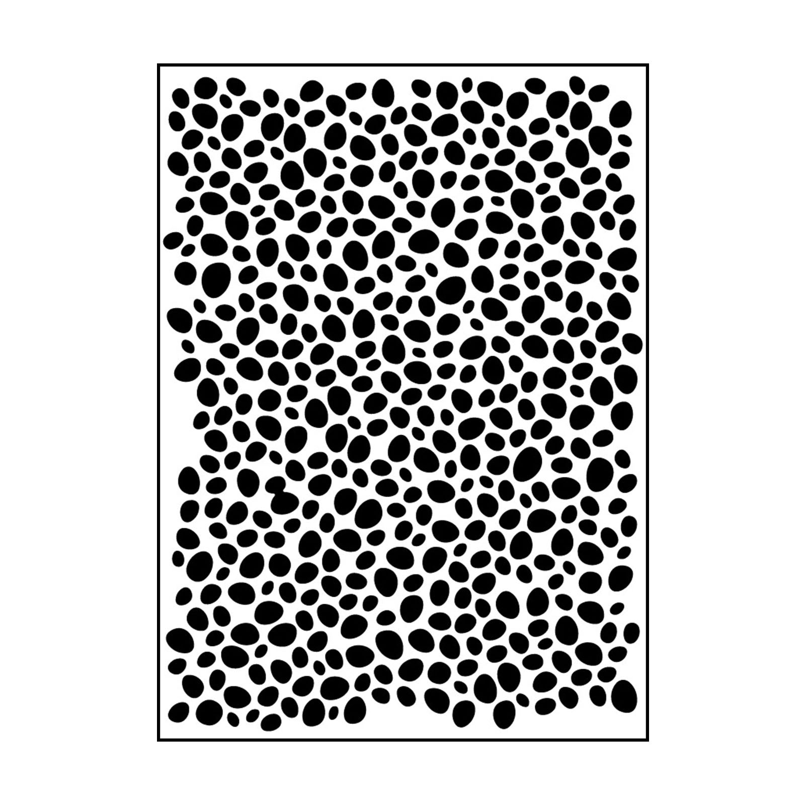 Vaessen creative • embossing folder mini kiezelstenen