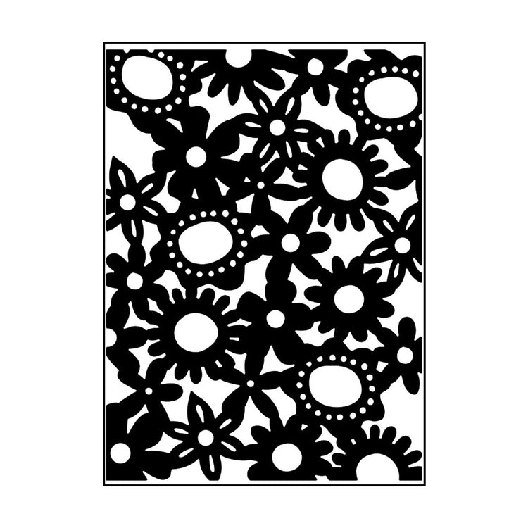Vaessen creative • embossing folder bloemen