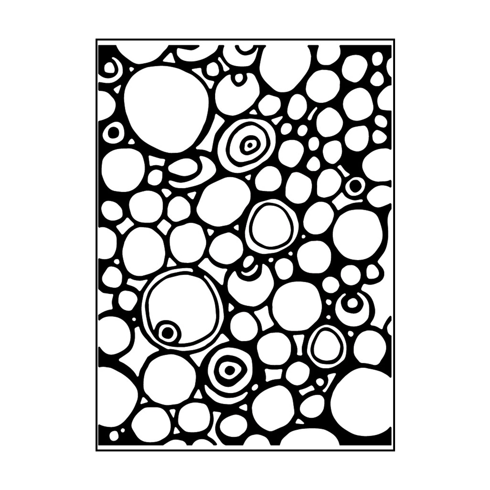 Vaessen creative • embossing folder marble