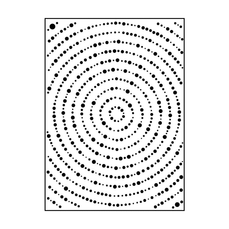 Vaessen creative • embossing folder boomring stippen