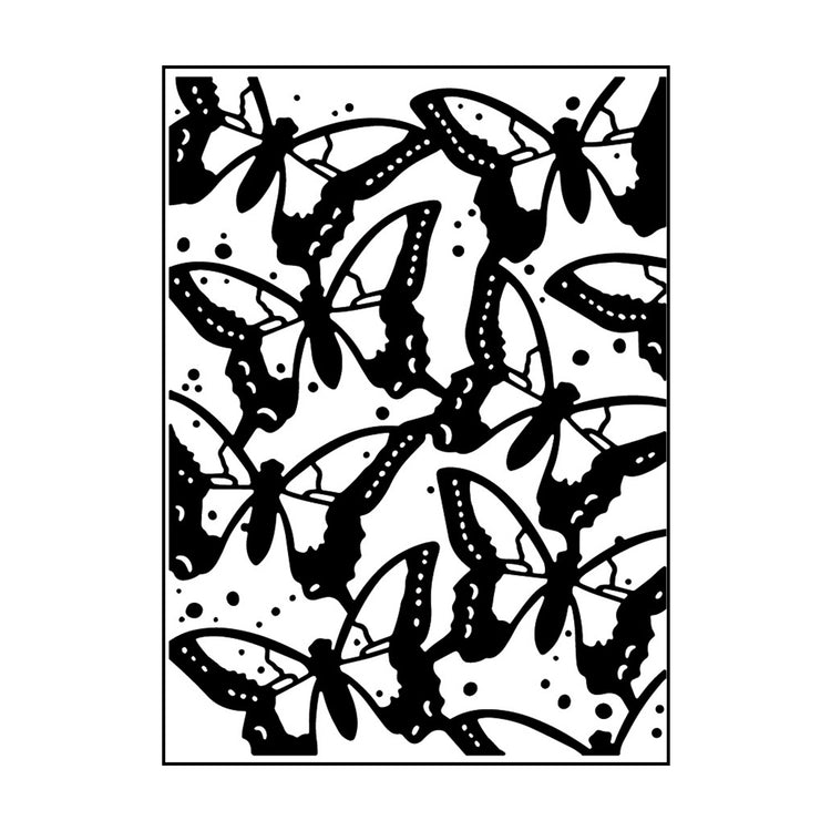 Vaessen creative • embossing folder vlinders