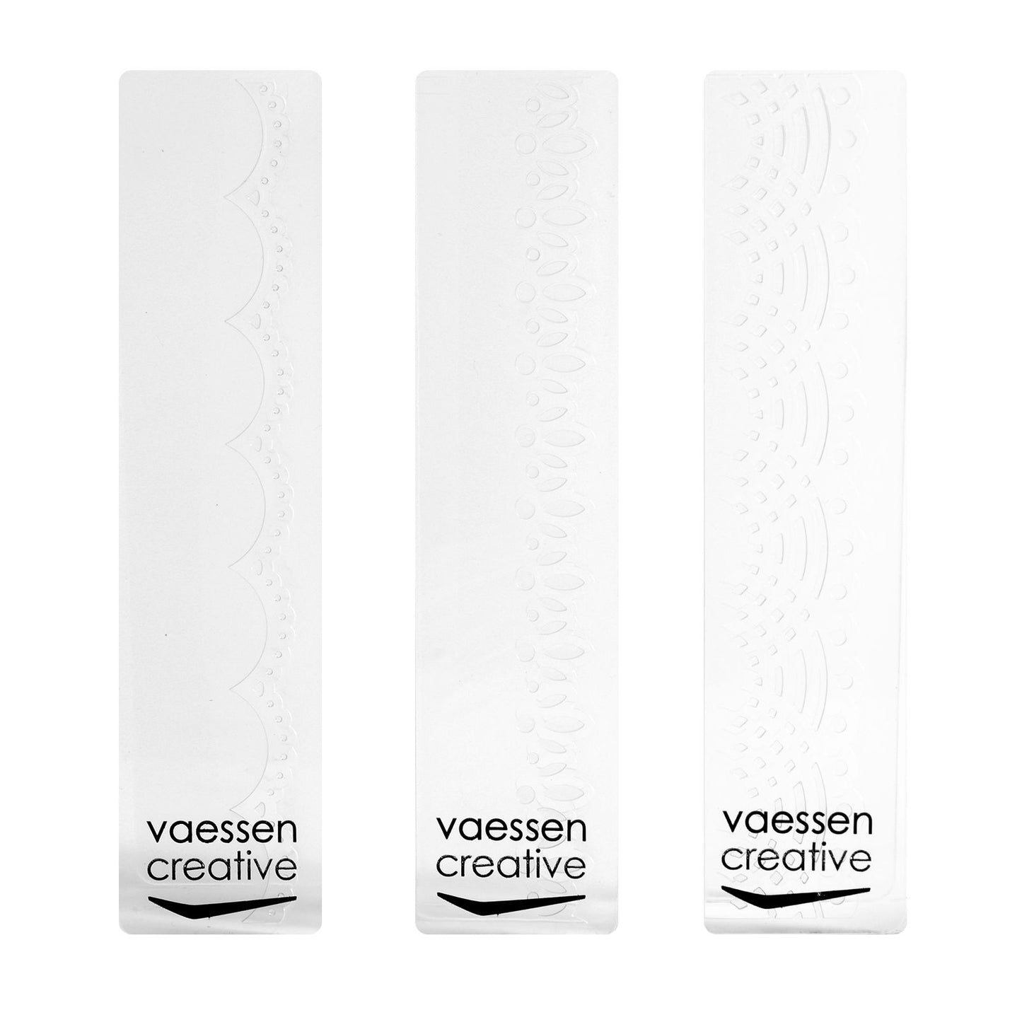 Vaessen creative • embossing folder decoratieve randen 3st.