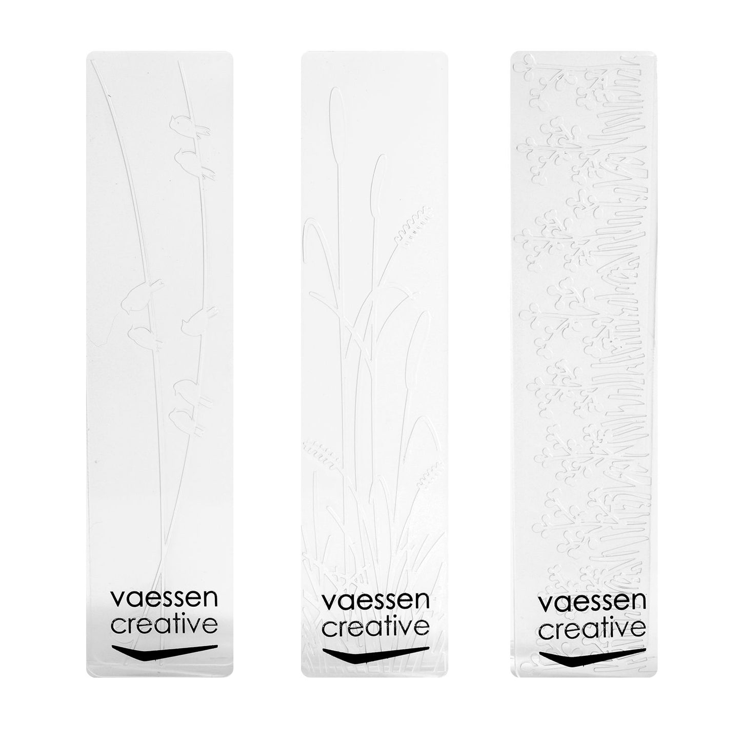 Vaessen creative • embossing folder natuur kader 3st.