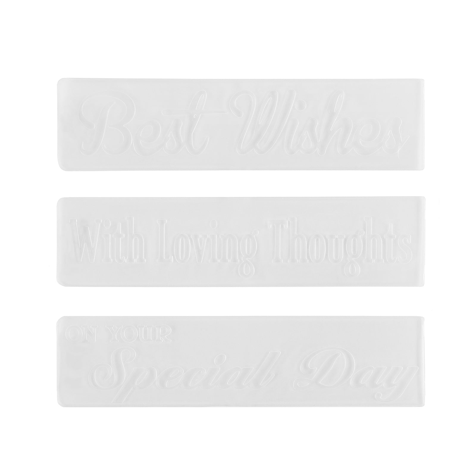 Vaessen creative • embossing folder inspirational words