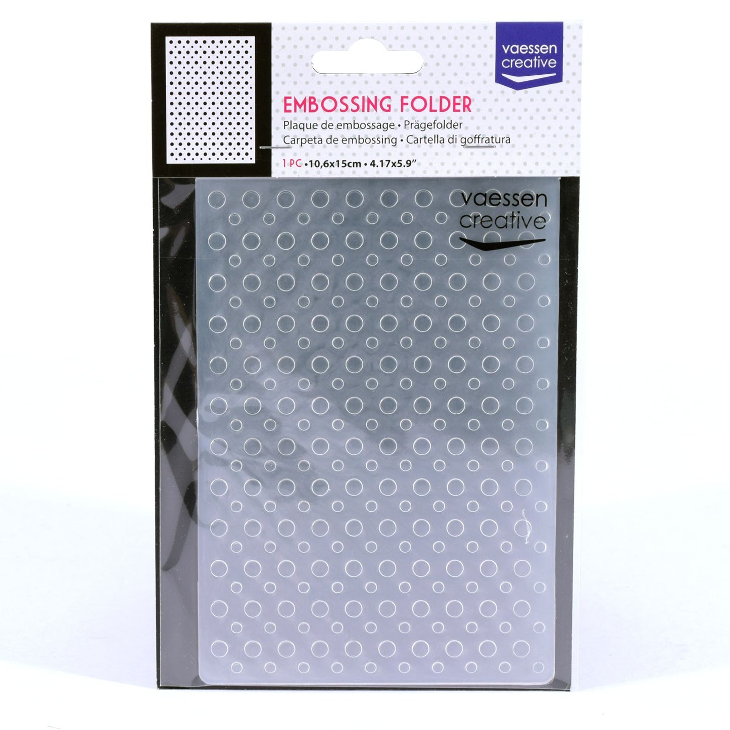 Vaessen creative • embossing folder stipjes