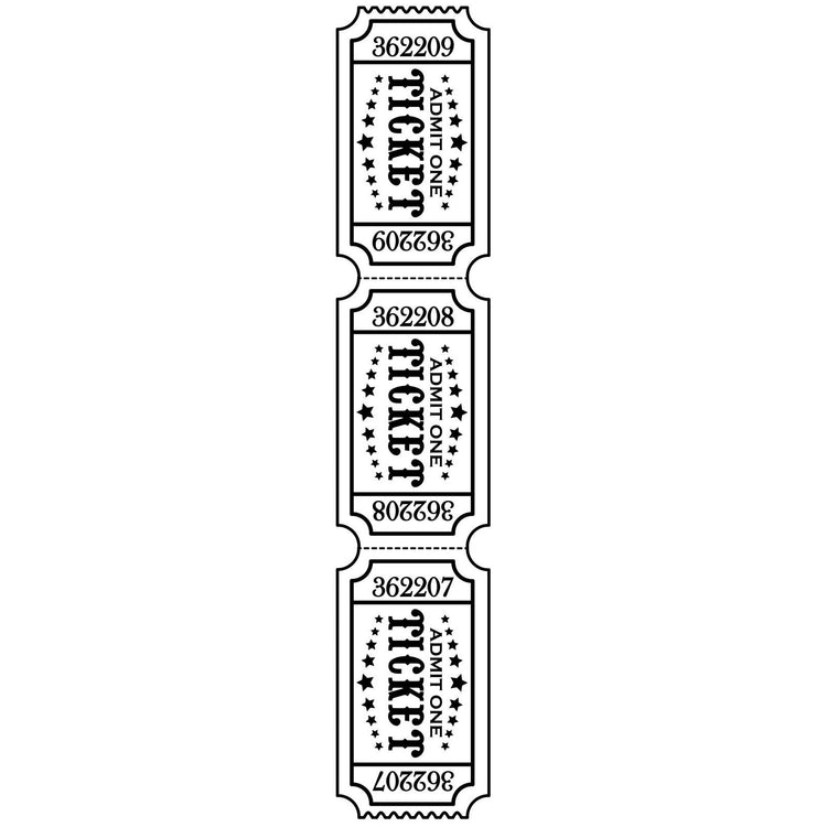 Vaessen creative • embossing folder tickets