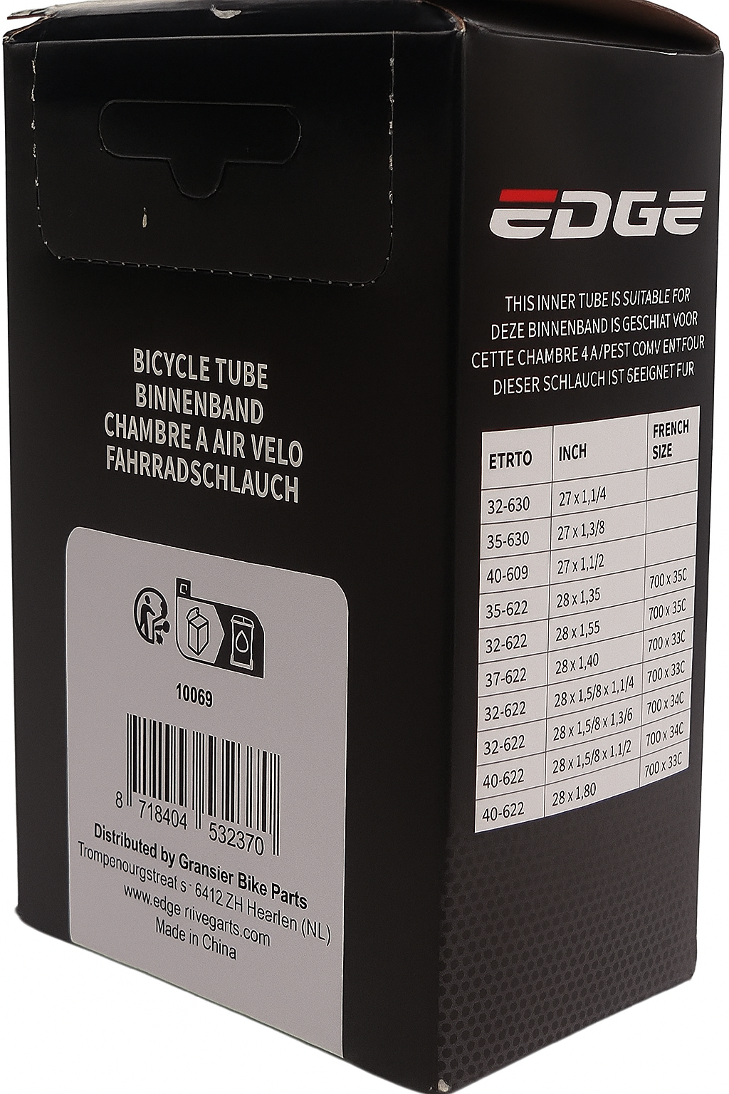 Edge binnenband 28'' (32 40-622) - dv48mm
