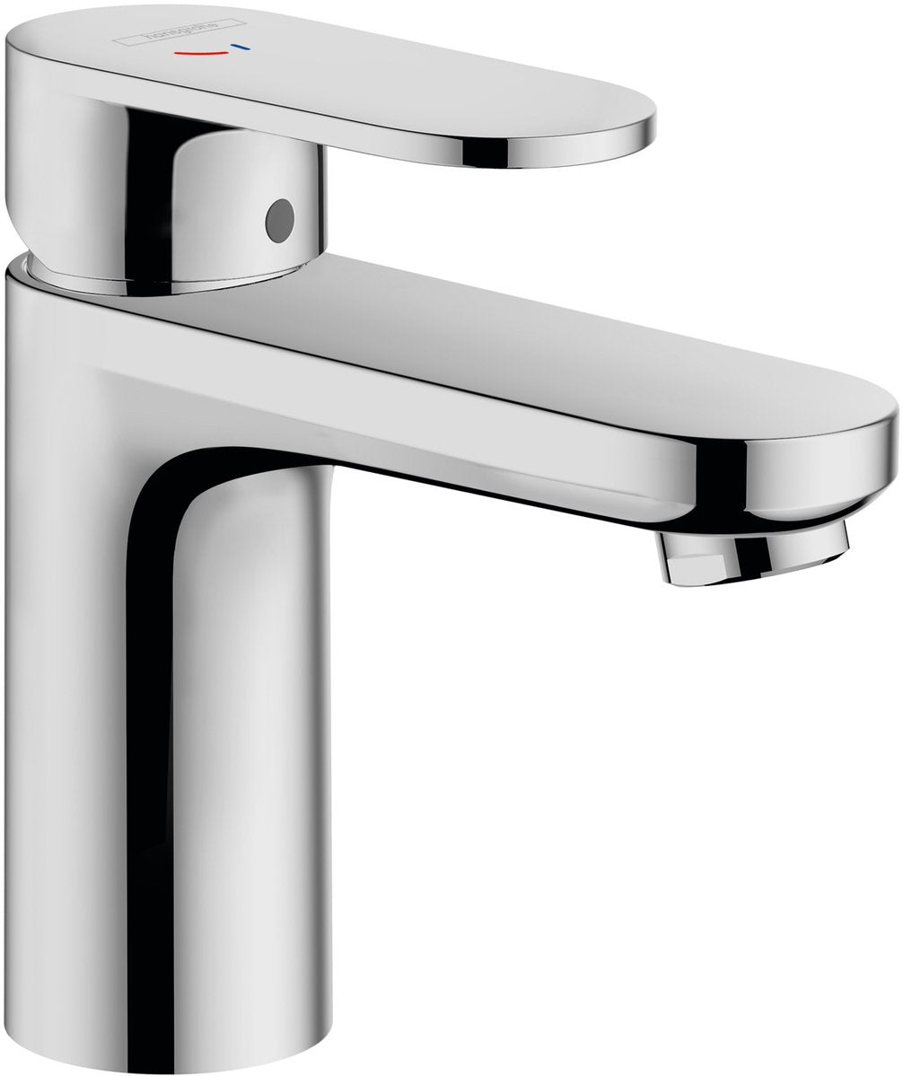 Hansgrohe vernis blend - wastafelmengkraan - ééngreeps bediening - coolstart energiebesparend - met trekwaste - 100mm maat - chroom