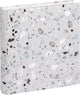 Walther fa-298-3 terrazzo stone grey - design album - formaat 30x30 cm - 60 witte pagina's - steen grijs