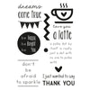 Vaessen creative • love it clear stamps engelse teksten 7st.