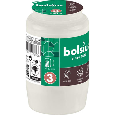 Bolsius graflicht compo nr.3 wit