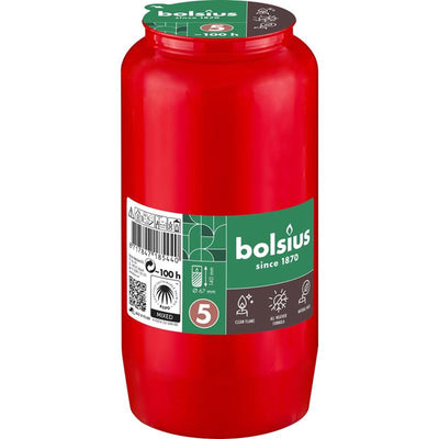 Bolsius graflicht compo nr.5 rood