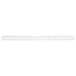 Draadbindruggen gbc wirebind 34 a4 wit 9,5mm voor 75 vellen