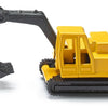 Siku 0801 graafmachine 6,8 cm geel zwart