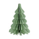 Dijk natural collections kerstboom papier 12x12x18cm licht groen