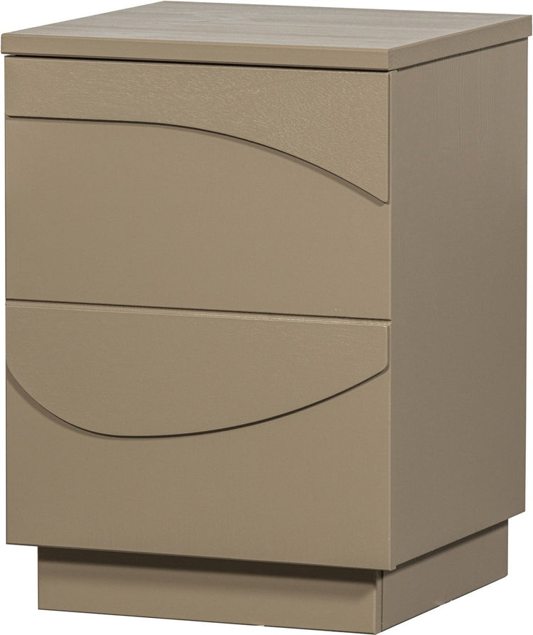 Woood teo nachtkastje - grenen - mud - 50x36x35