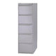 Archiefkast bisley staal 5 lades cylinderslot grijs
