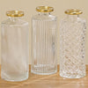 Boltze home vaasje adore ø5x13cm transparant glas