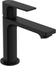 Hansgrohe rebris e - wastafelmengkraan - ééngreeps bediening - coolstart energiebesparend - met trekwaste - 110mm maat - mat zwart
