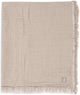 Jollein baby deken ledikant - 120x120cm - fringe - olive green ivory - gots