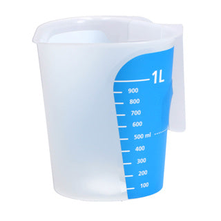 Maatbeker 1000 ml blauw dbp | 3 stuks