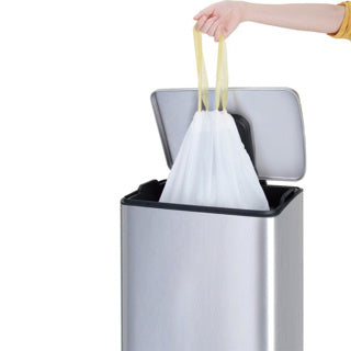 Eko afvalzak met trekband wit 3-6 liter type a - 1 rol