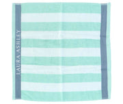 Laura ashley keukendoek white + mint stripes 50 x 50 cm - afbeelding 1