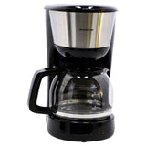 Inventum koffiezetter 1.25l zwart rvs 10 kopjes - afbeelding 1