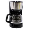 Inventum koffiezetter 1.25l zwart rvs 10 kopjes