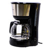 Inventum koffiezetter 1.25l zwart rvs 10 kopjes