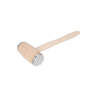 Vleeshamer 31 cm met aluminium beslag | 2 stuks