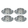 Excellent houseware eierdopset rvs 4 stuks | 4 stuks