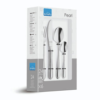 Amefa pearl bestekset 24-delig giftbox
