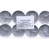 Overige merken glitter theelichten 8 stuks zilver