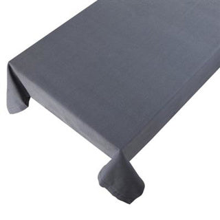 Linen more tafelkleed indi grey 140 x 250 cm
