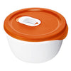 Rotho magnetronschaal 0,8 l micro papaya rood | 2 stuks