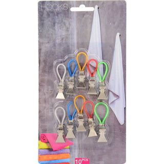 Handdoekknijpers set10 div kleuren | 12 stuks