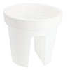 No brand ronde balkonbak 28 cm wit