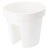 No brand ronde balkonbak 28 cm wit