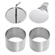 Westmark voedselvormers 7.5 cm 4-delig rvs
