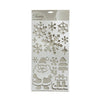 Kaemingk stencils plastic snowman santa 2 assorti | 6 stuks