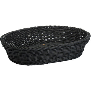 Westmark saleen broodmand ovaal zwart 32x23x7cm - kunststof design.