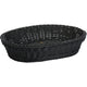 Westmark saleen broodmand ovaal zwart 32x23x7cm - kunststof design.