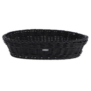 Westmark saleen broodmand ovaal zwart 32x23x7cm - kunststof design.