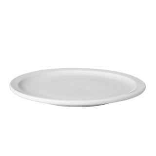 Bord 24 cm porcelein wit | 3 stuks