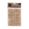 No brand wasknijpers bamboe 60 stuks | 6 stuks