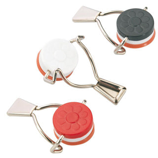 Westmark set van 3 flessendoppen met siliconenafdichting, staal, rood wit zwart, 44402270